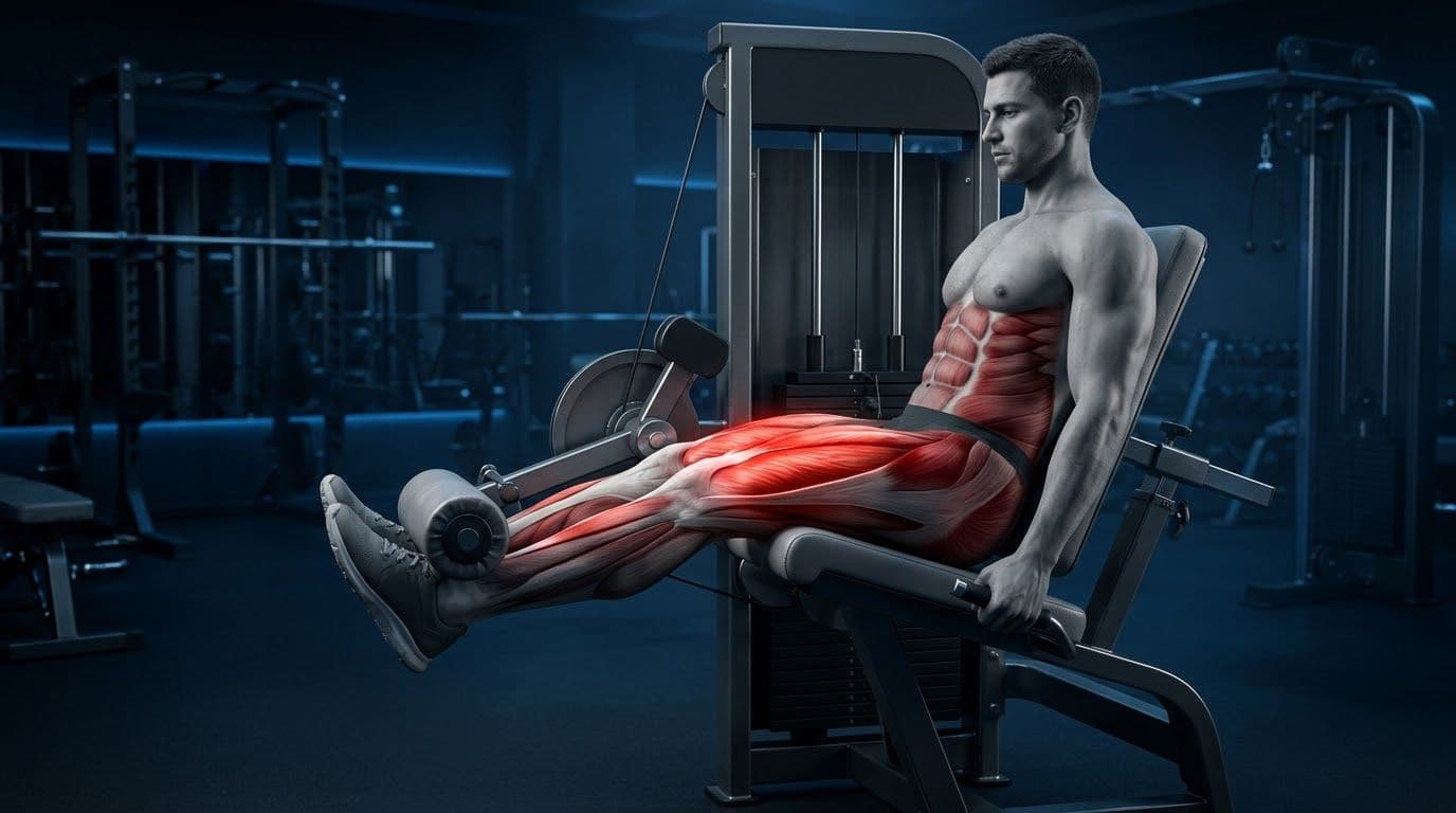 Extensión de Cuádriceps (Máquina de Gimnasio)